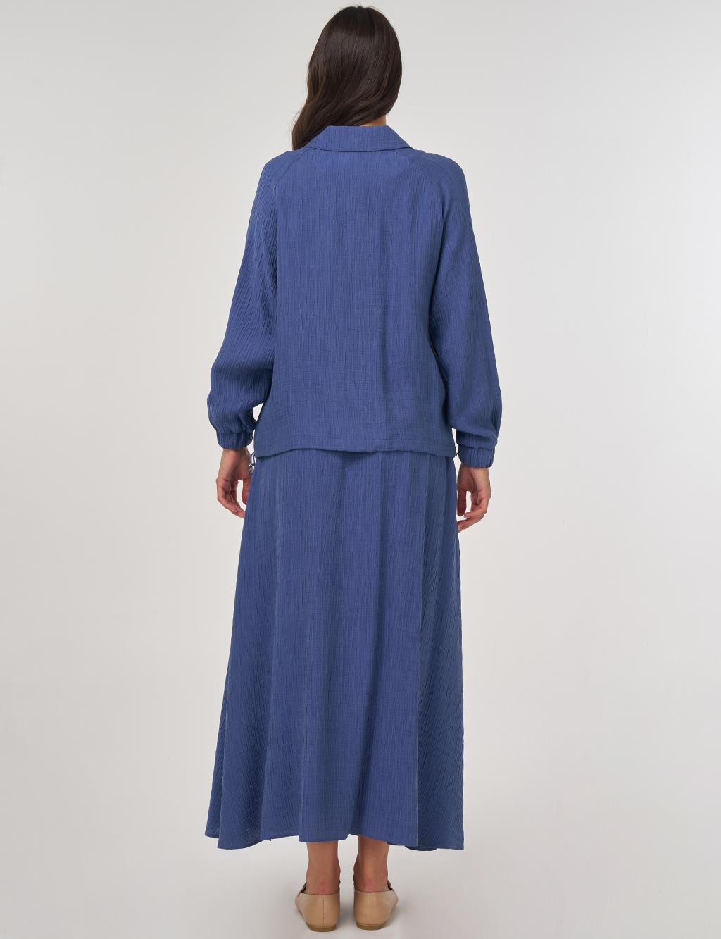Lyocell Skirt Set Indigo