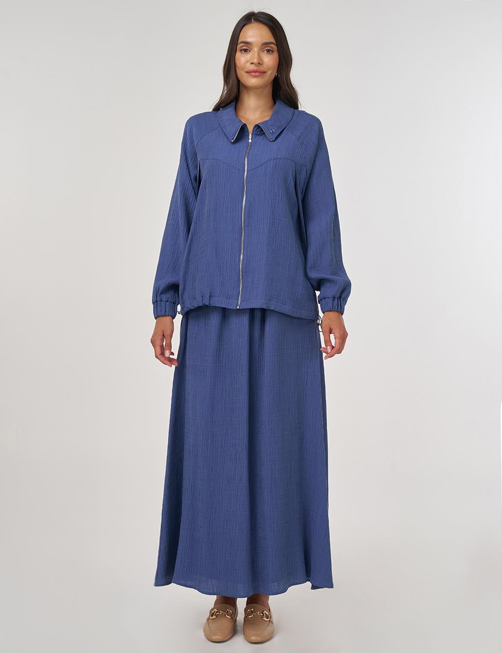 Lyocell Skirt Set Indigo