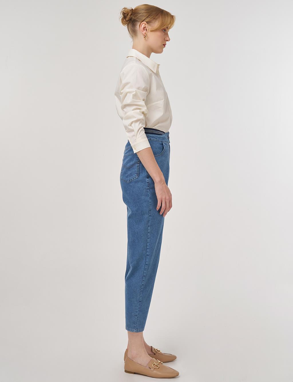 Relax Fit Denim Pants Towel-Washed