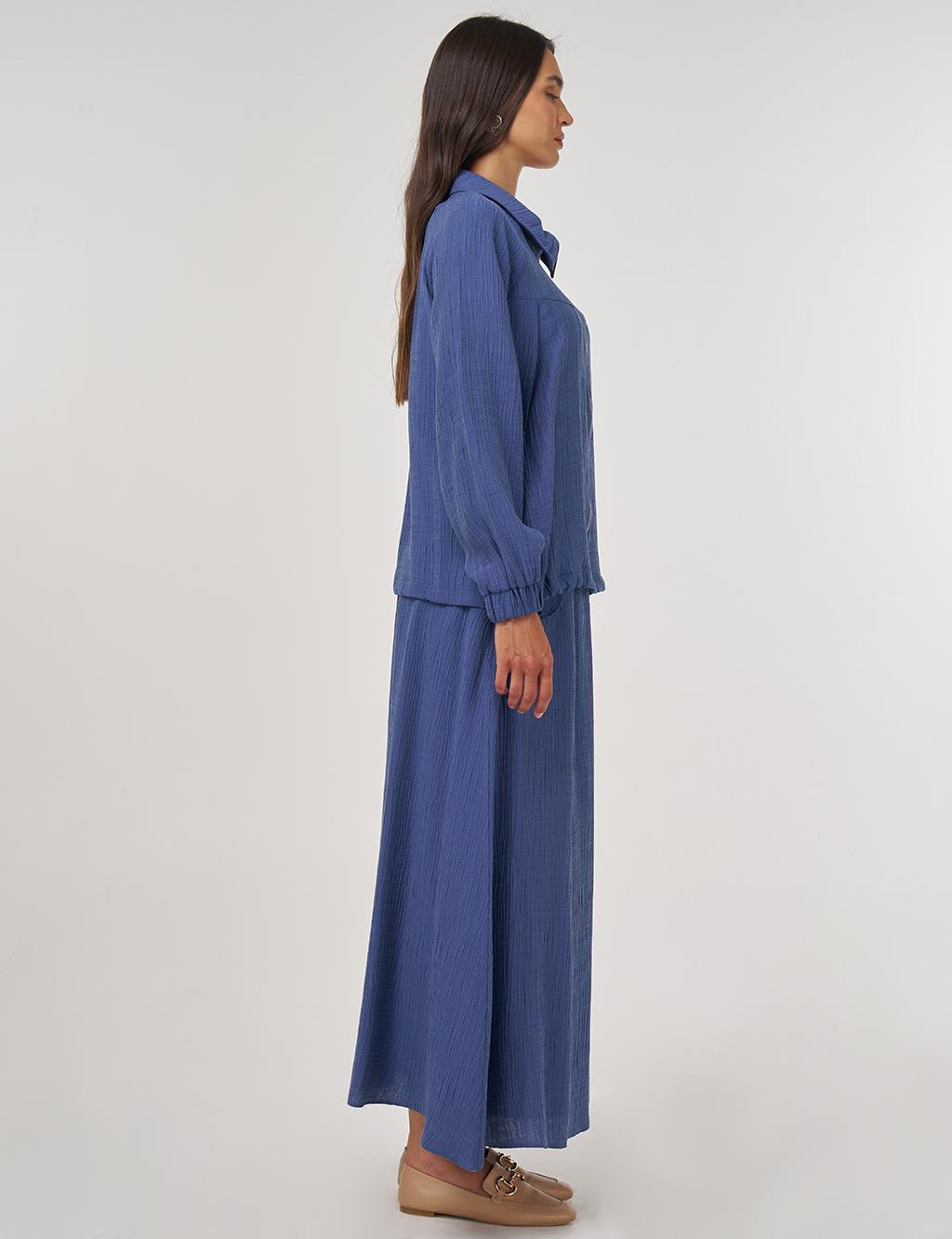 Lyocell Skirt Set Indigo