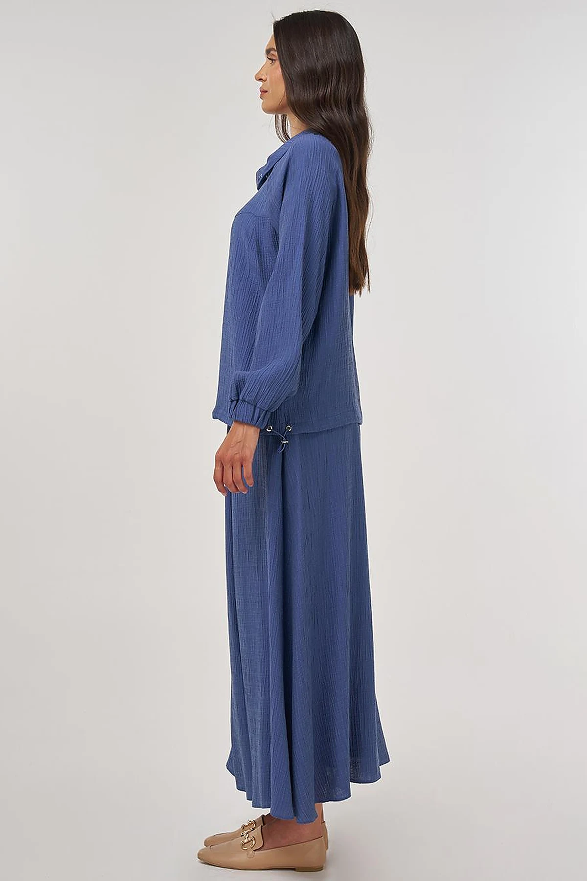 Lyocell Skirt Set Indigo