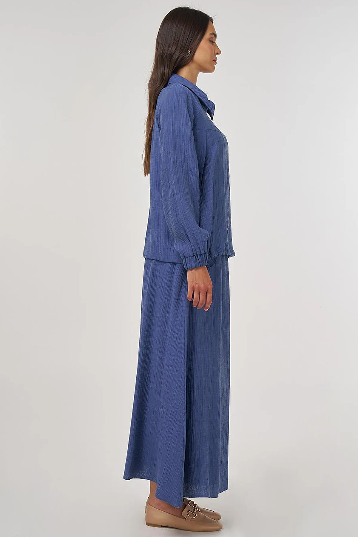 Lyocell Skirt Set Indigo
