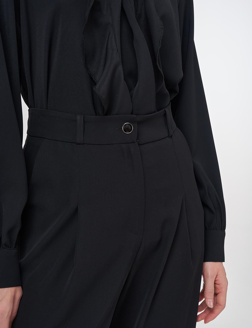 Darted Pants Black