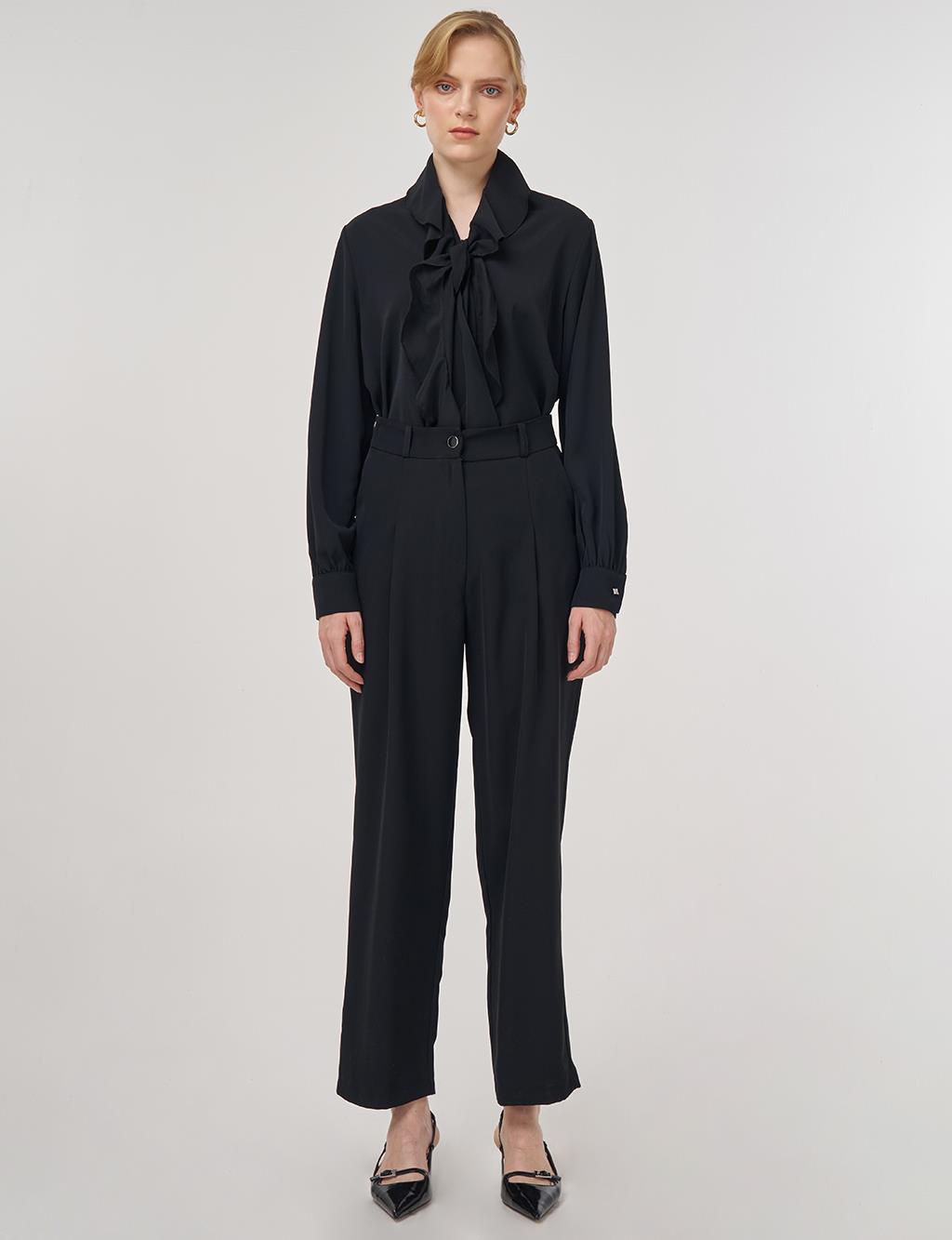 Darted Pants Black
