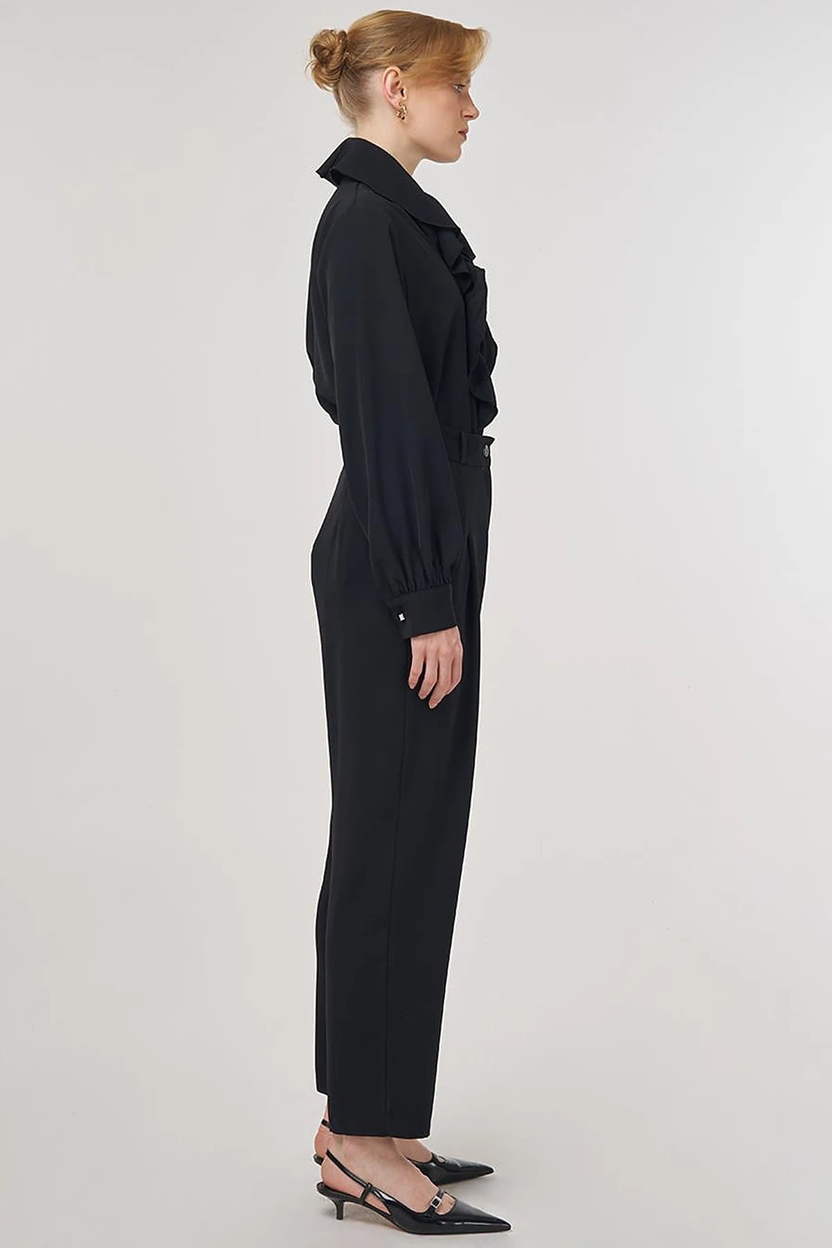Darted Pants Black