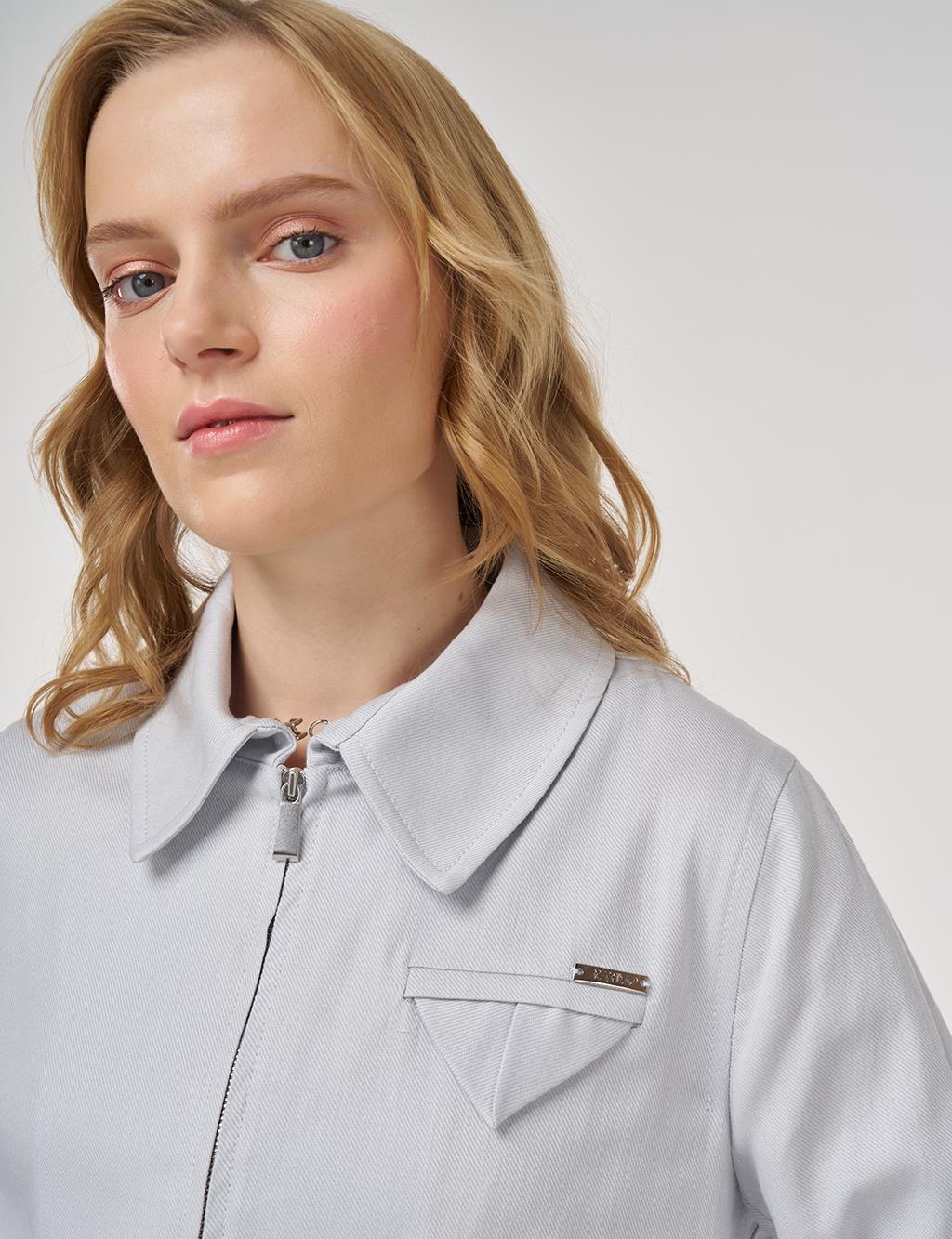 100% Cotton Skirt Set Blue