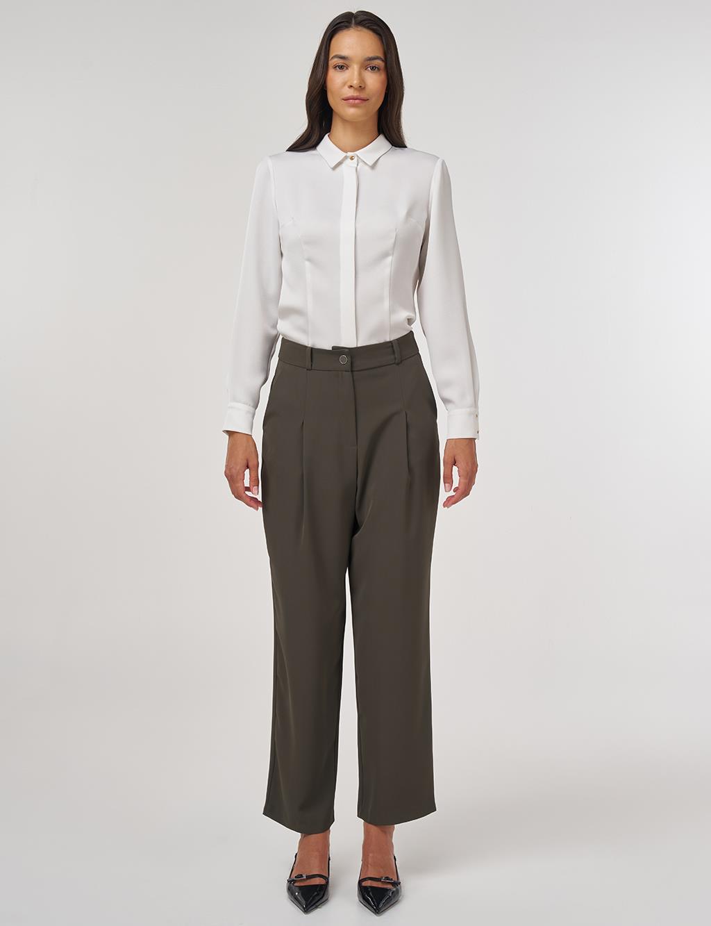 Darted Pants Khaki 