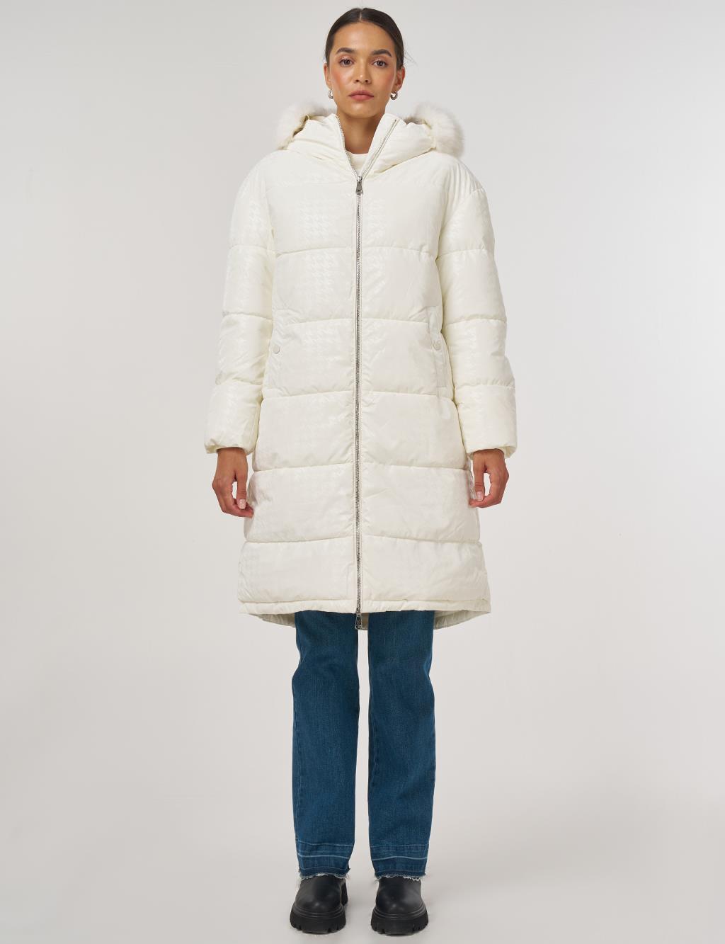 Zip-Up Anorak Jacket Optical White