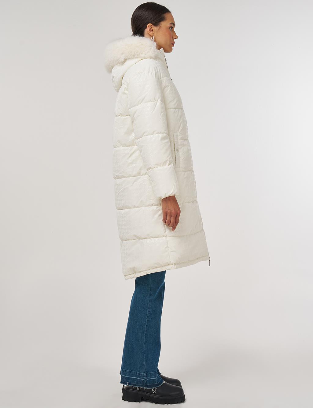 Zip-Up Anorak Jacket Optical White