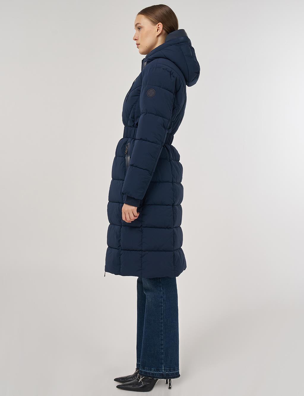 Kapüşon Detaylı Anorak Mont Lacivert