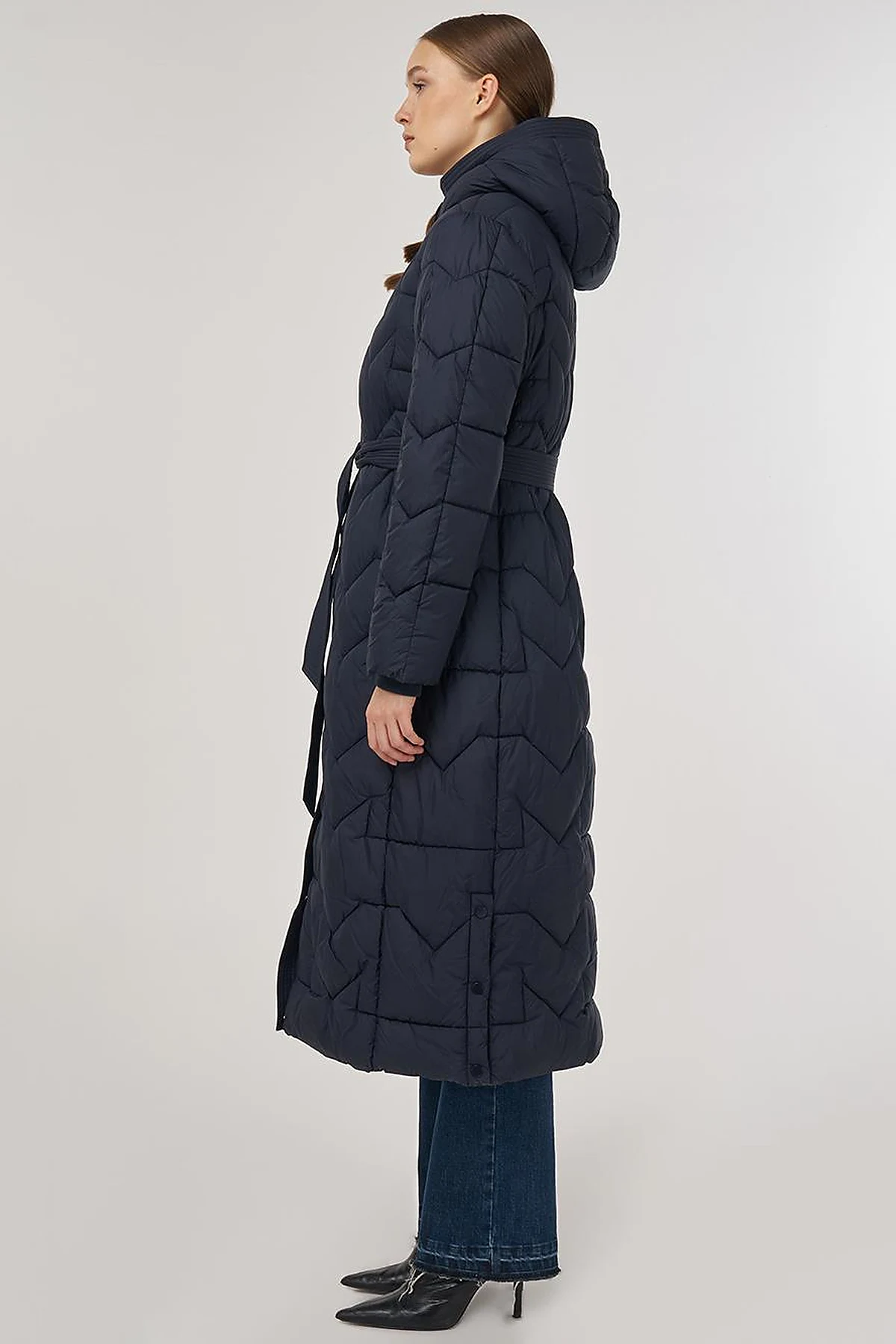 Pocket-Detail Anorak Jacket Navy