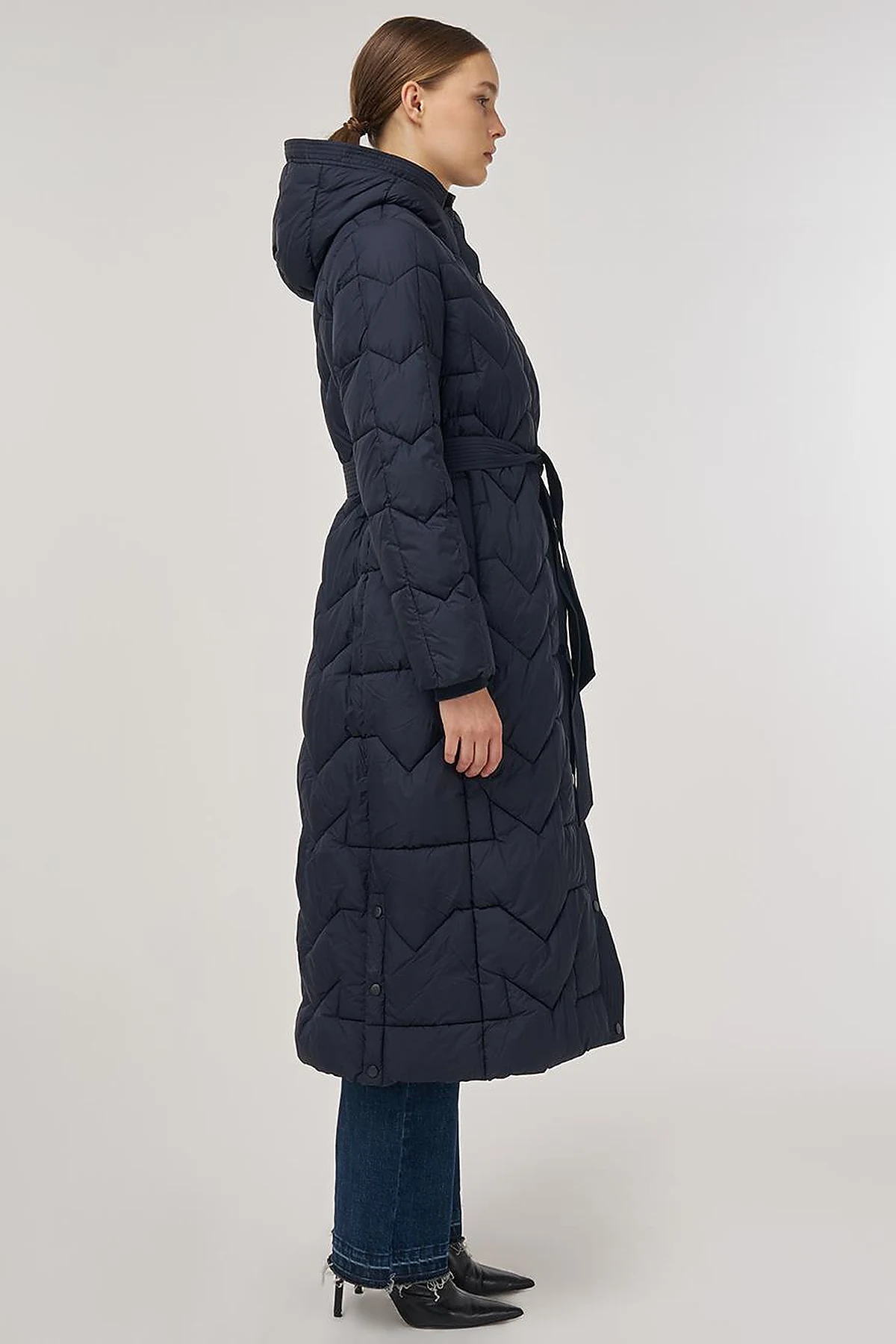 Pocket-Detail Anorak Jacket Navy