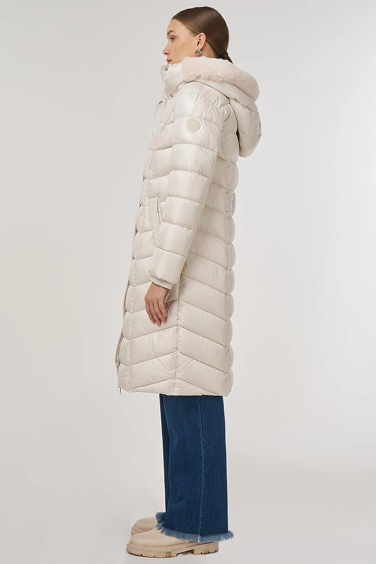 Logo-Detail Anorak Jacket Stone