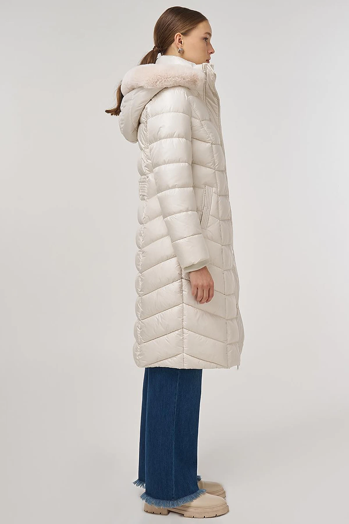 Logo-Detail Anorak Jacket Stone