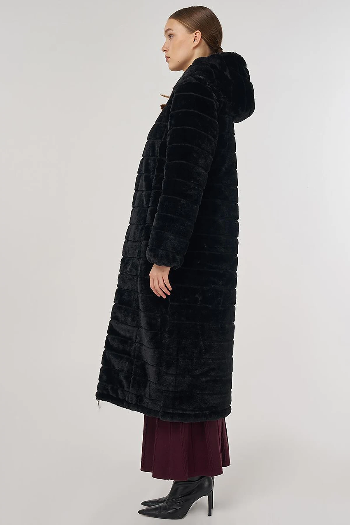 Reversible Hooded Jacket Black