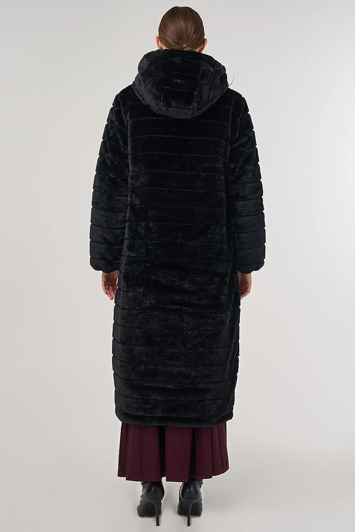 Reversible Hooded Jacket Black