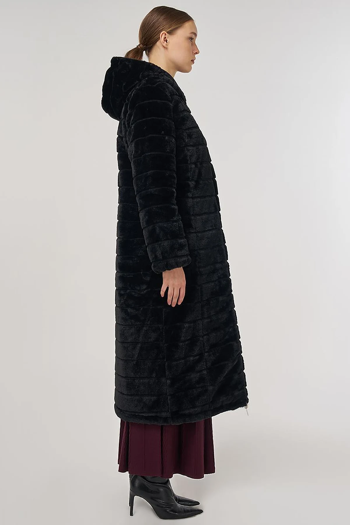 Reversible Hooded Jacket Black