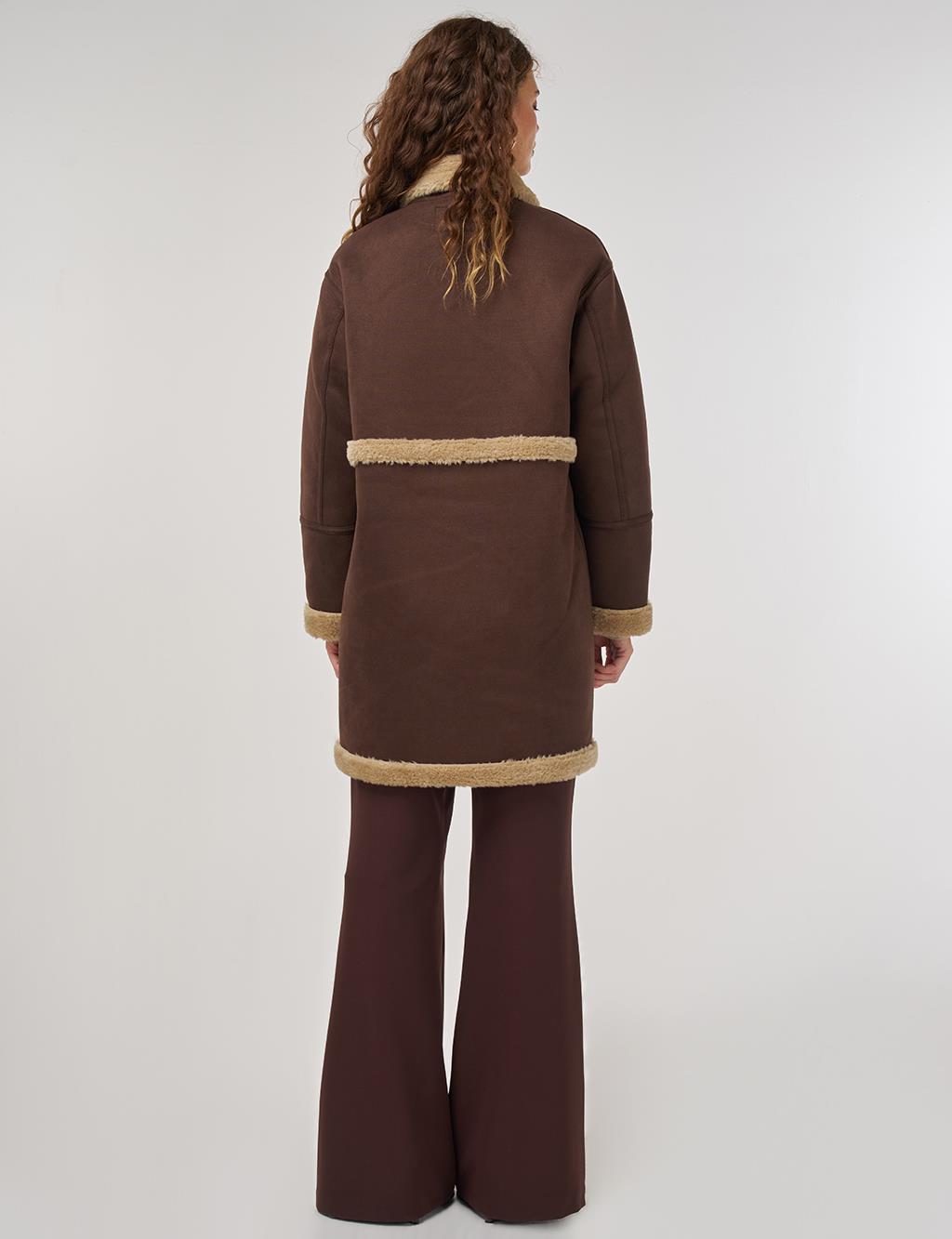 Torba Cepli Süet Kaban Kahve 