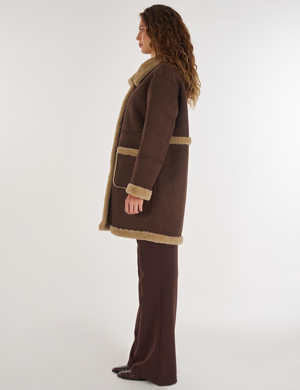 Torba Cepli Süet Kaban Kahve 