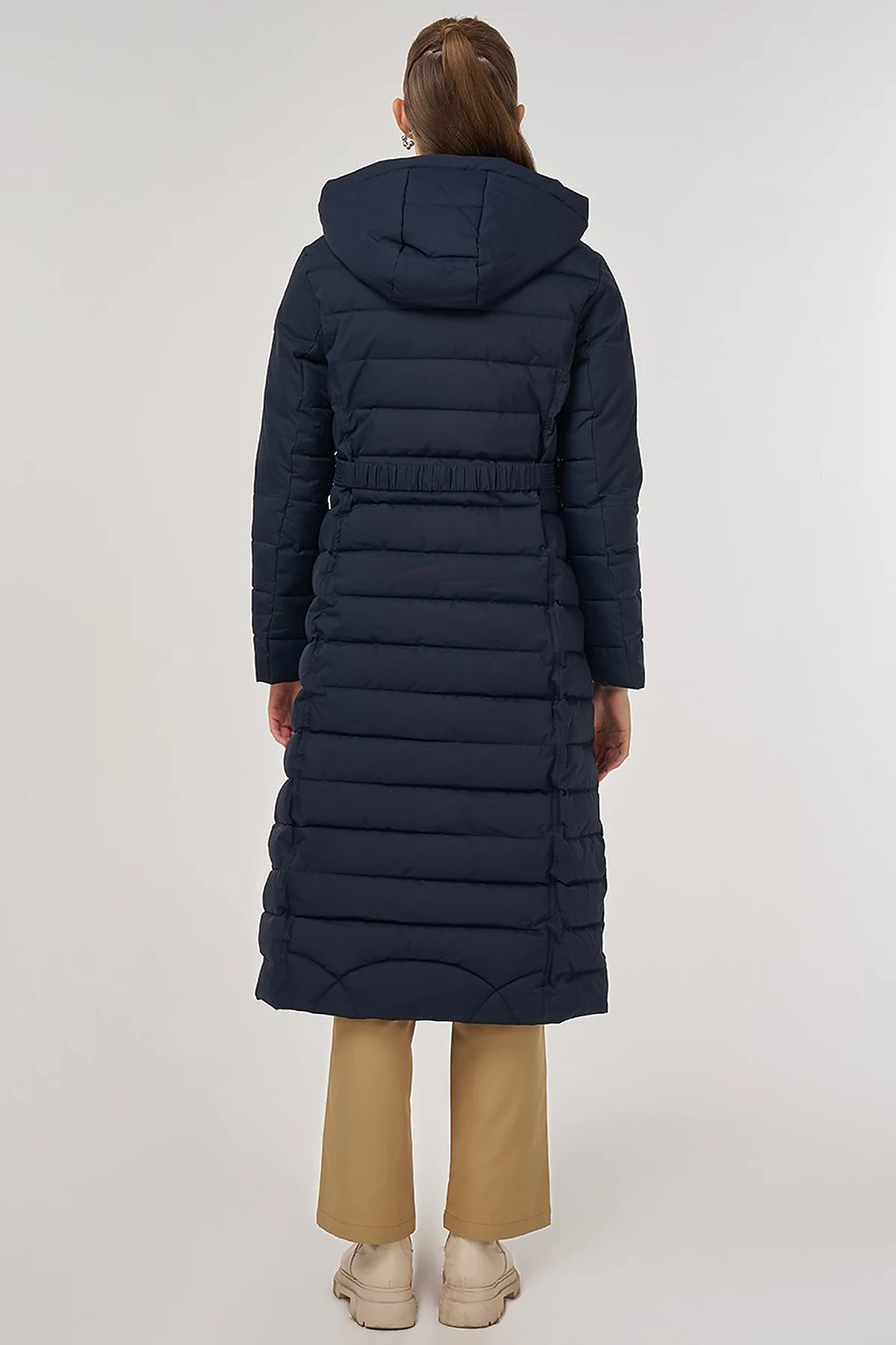 Kapüşonlu Anorak Mont Lacivert 