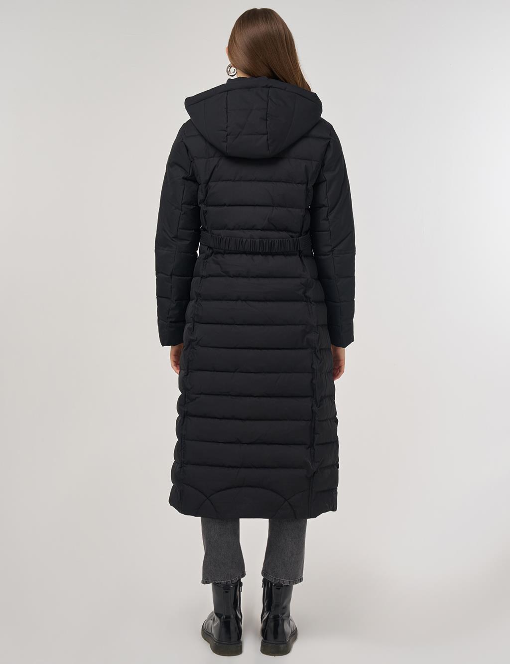 Hooded Anorak Jacket Black