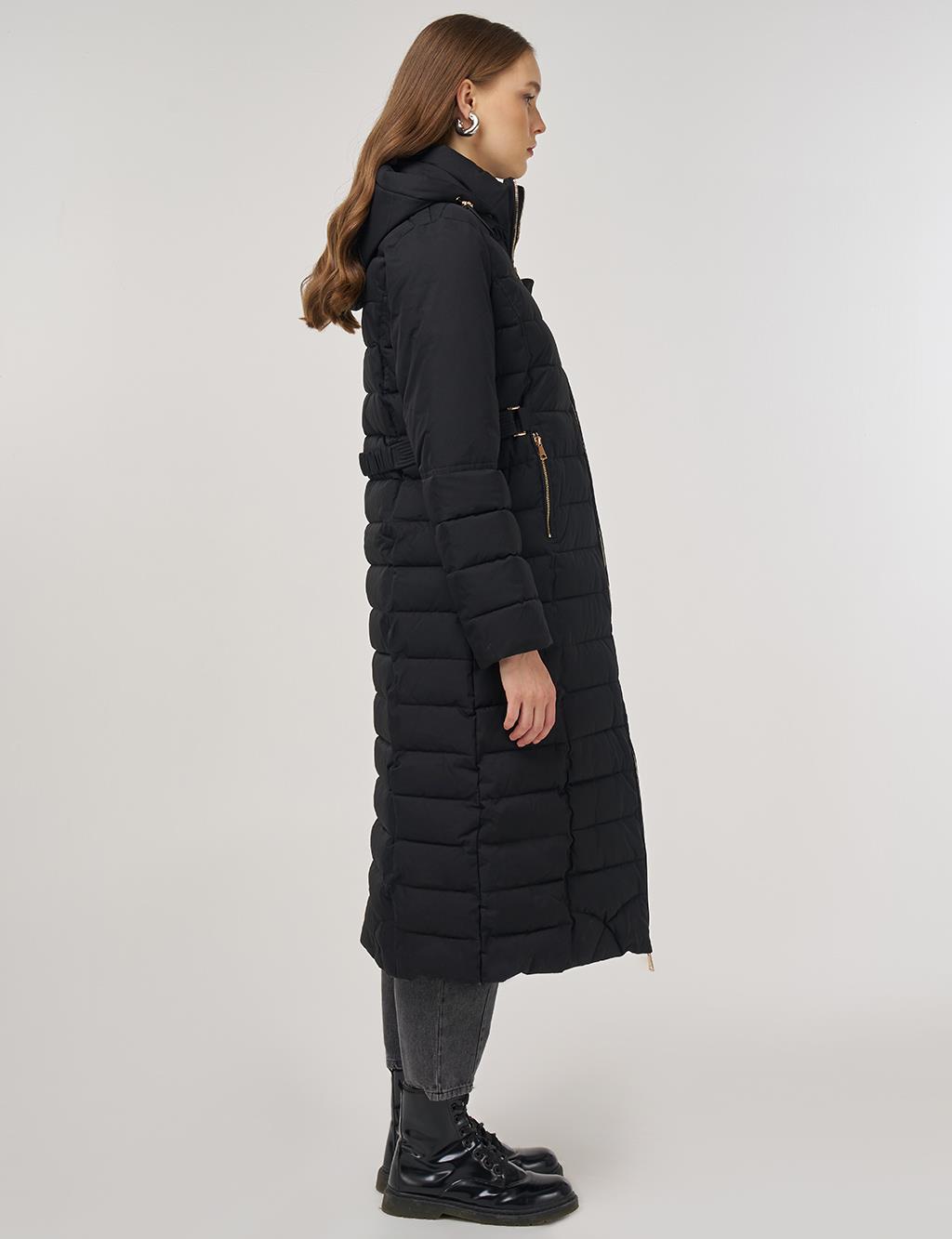 Hooded Anorak Jacket Black