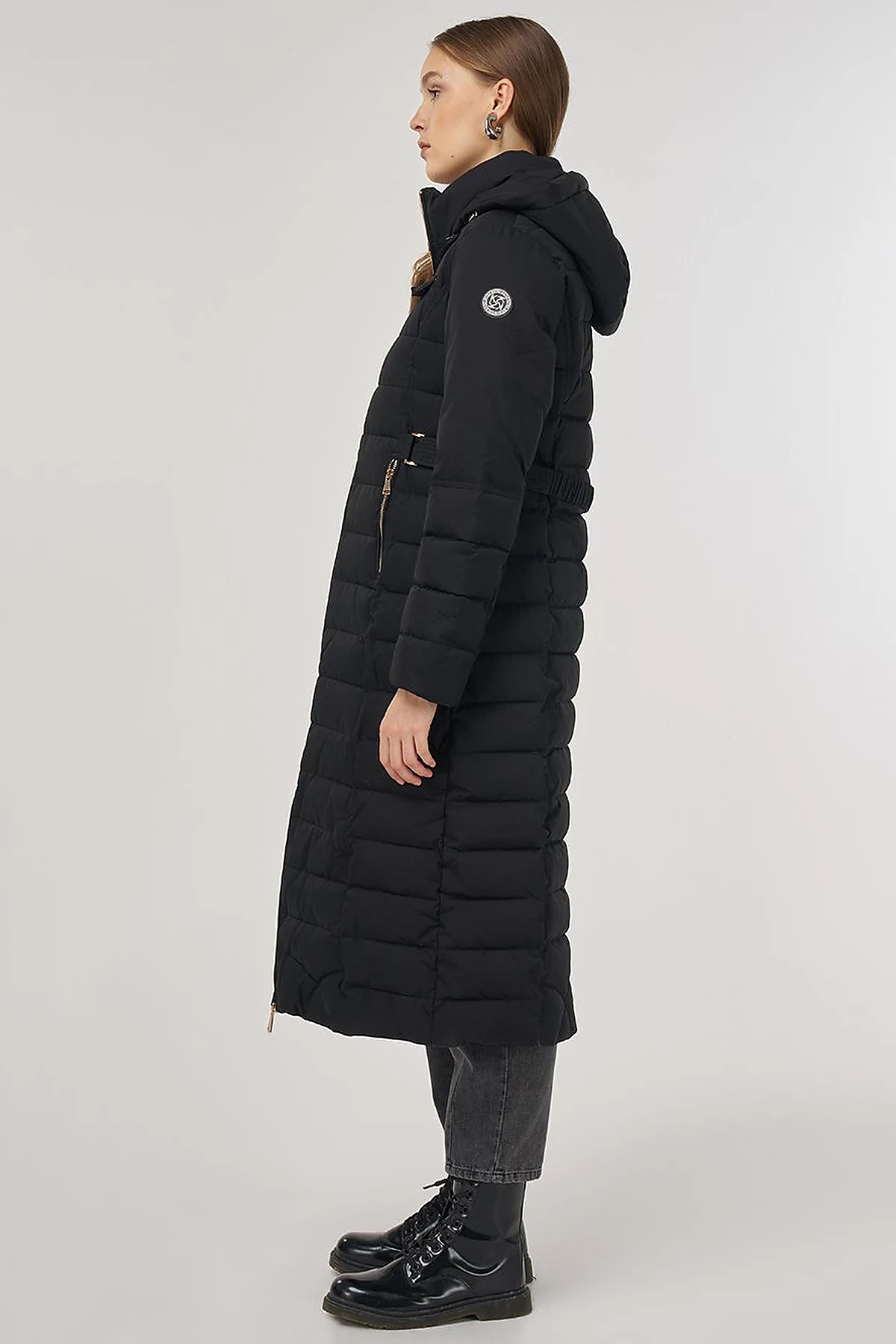 Hooded Anorak Jacket Black