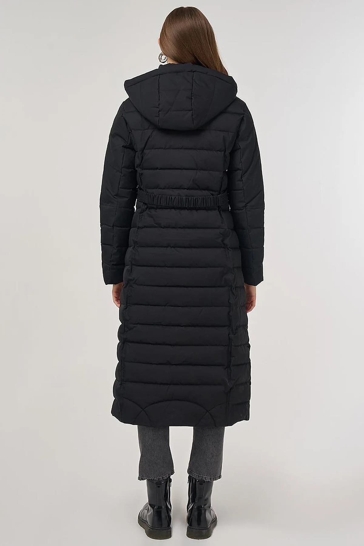Hooded Anorak Jacket Black