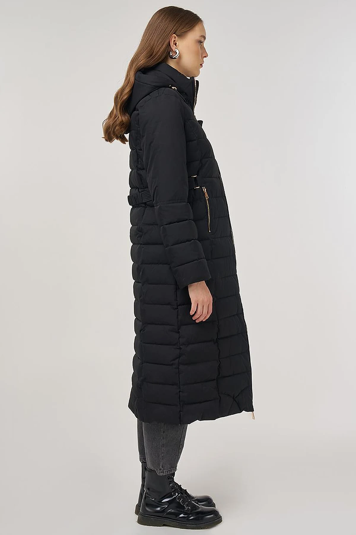 Hooded Anorak Jacket Black