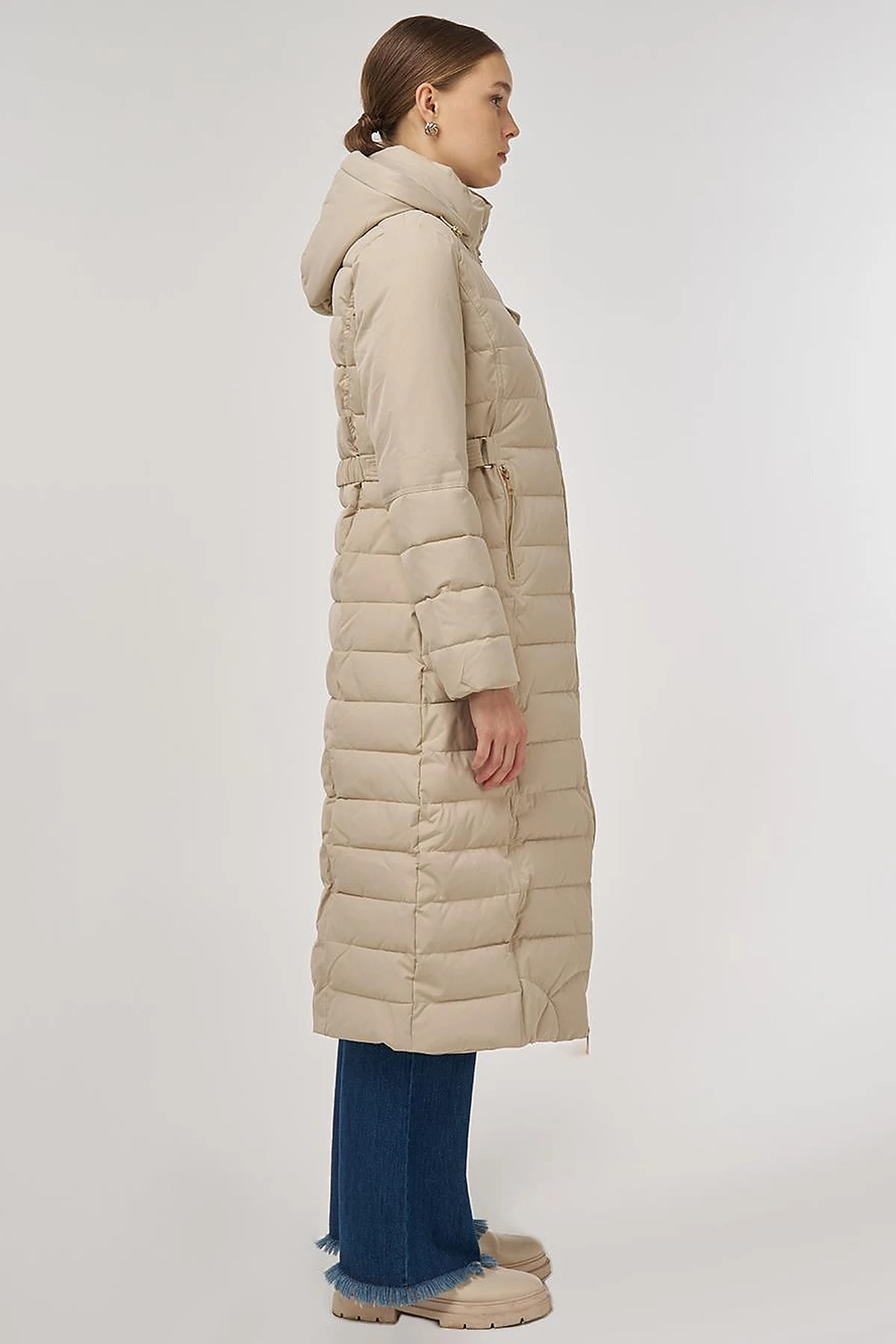 Kapüşonlu Anorak Mont Taş
