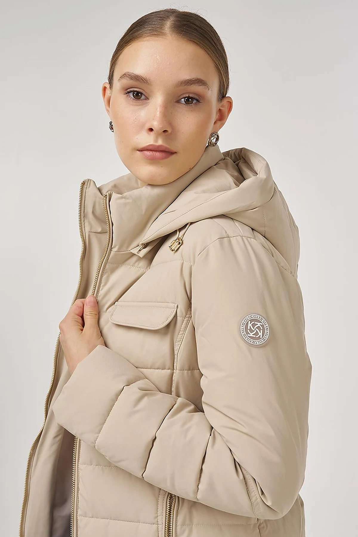 Kapüşonlu Anorak Mont Taş