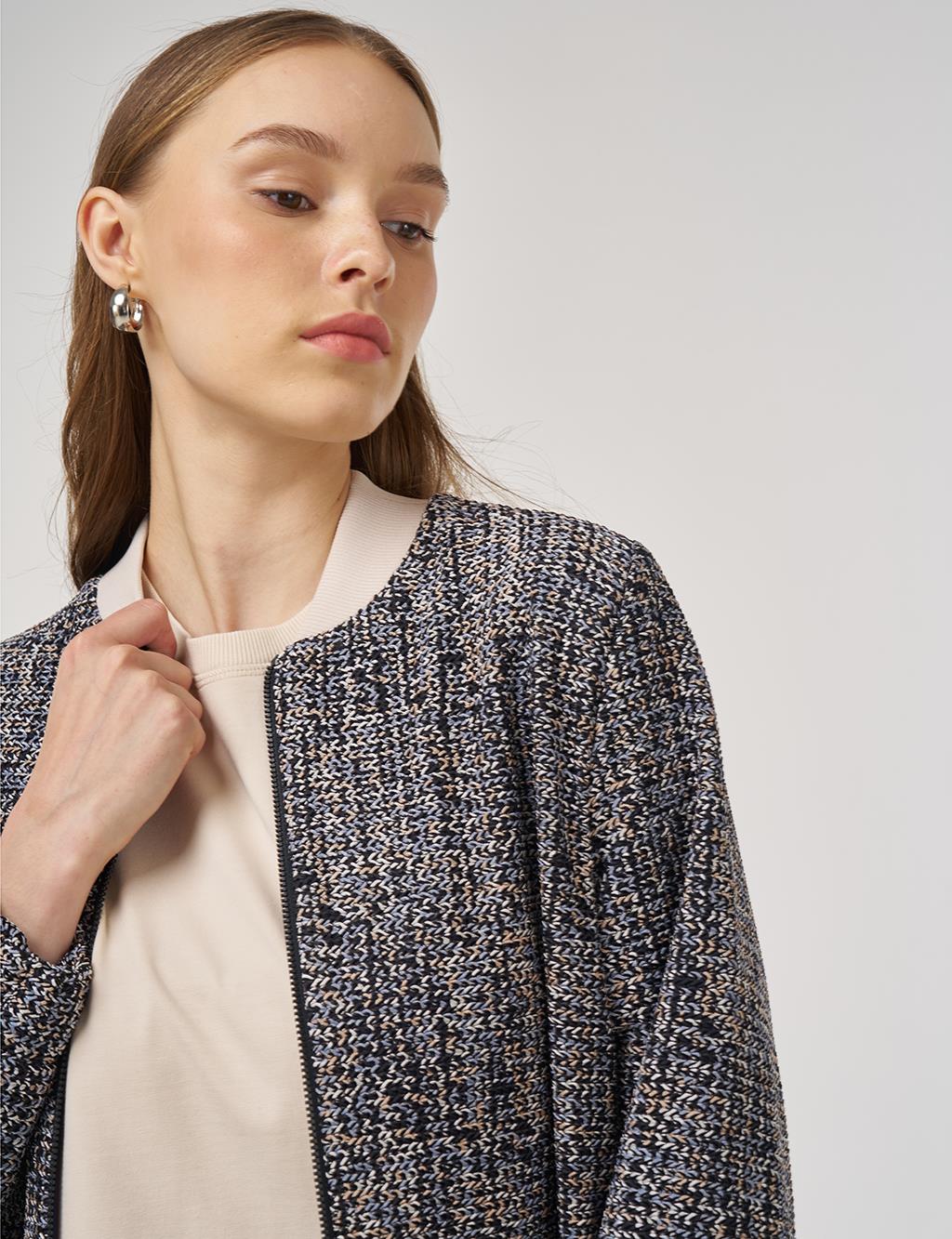 College Collar Jacket Cream