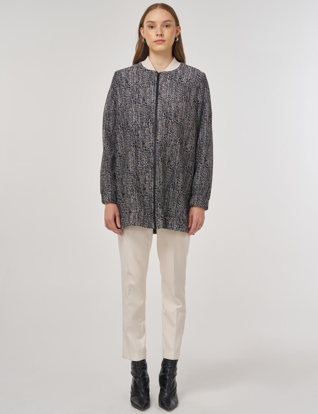 College Collar Jacket Cream