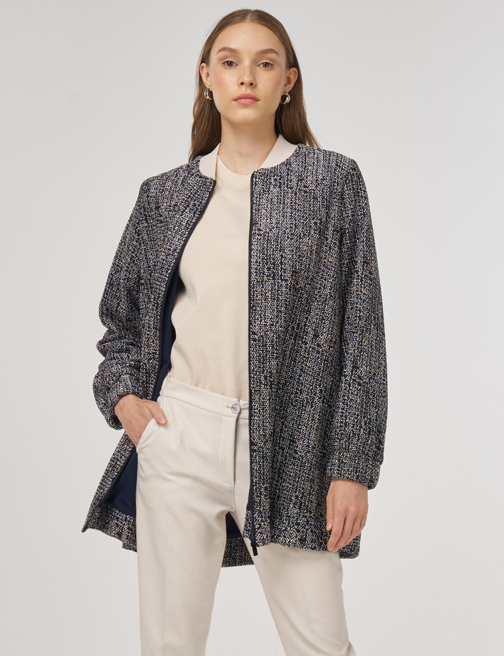 College Collar Jacket Cream