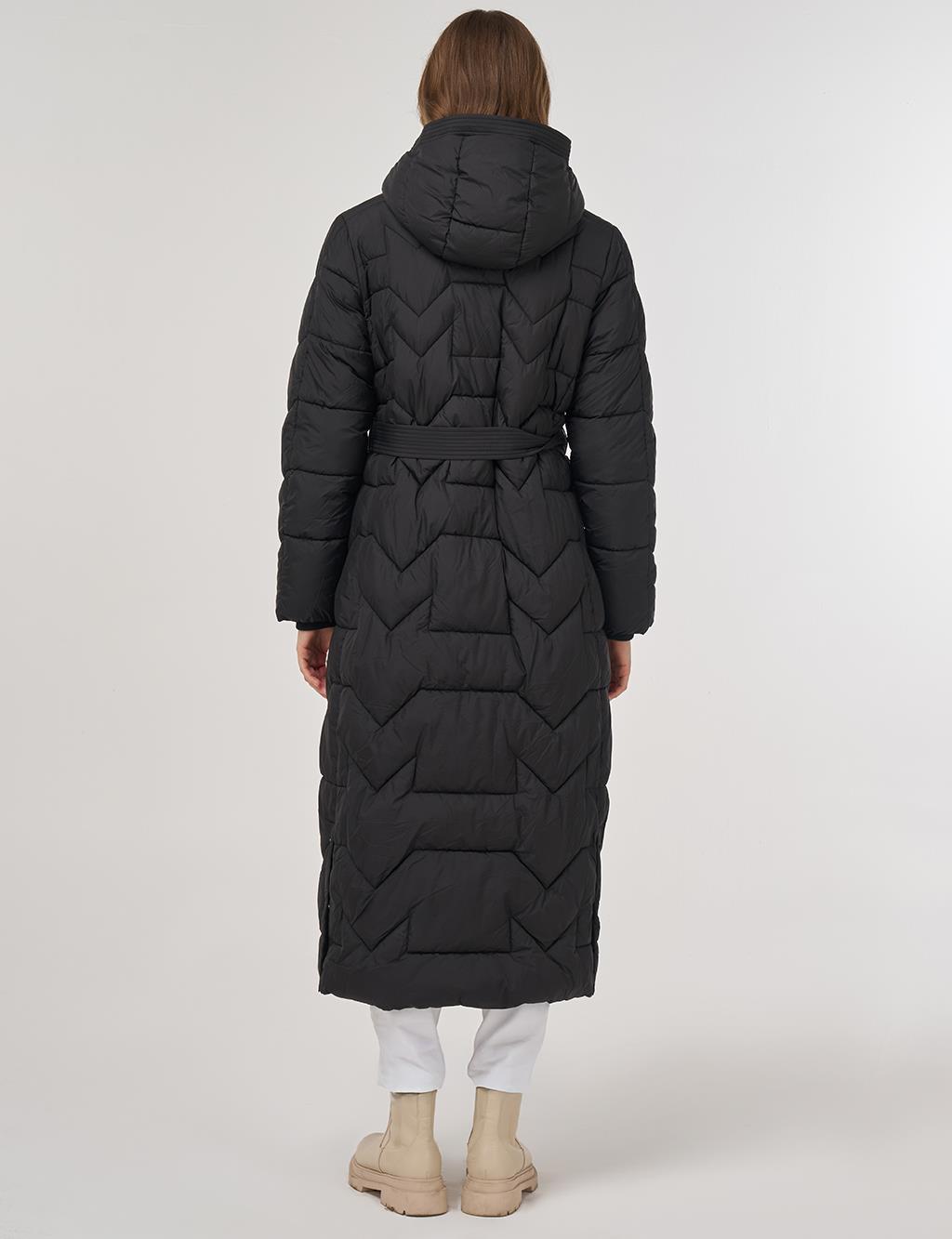 Cep Detaylı Anorak Mont Siyah 