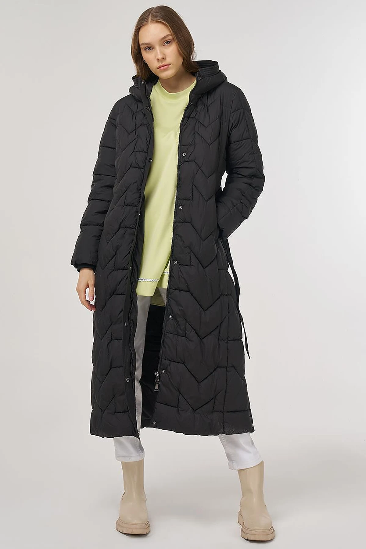 Pocket-Detail Anorak Jacket Black 