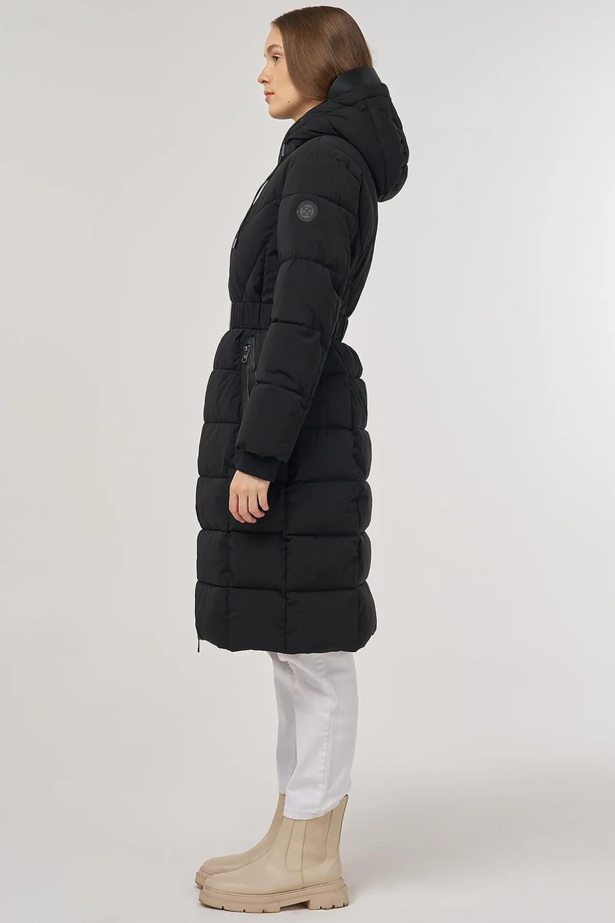Hood-Detail Anorak Jacket Black