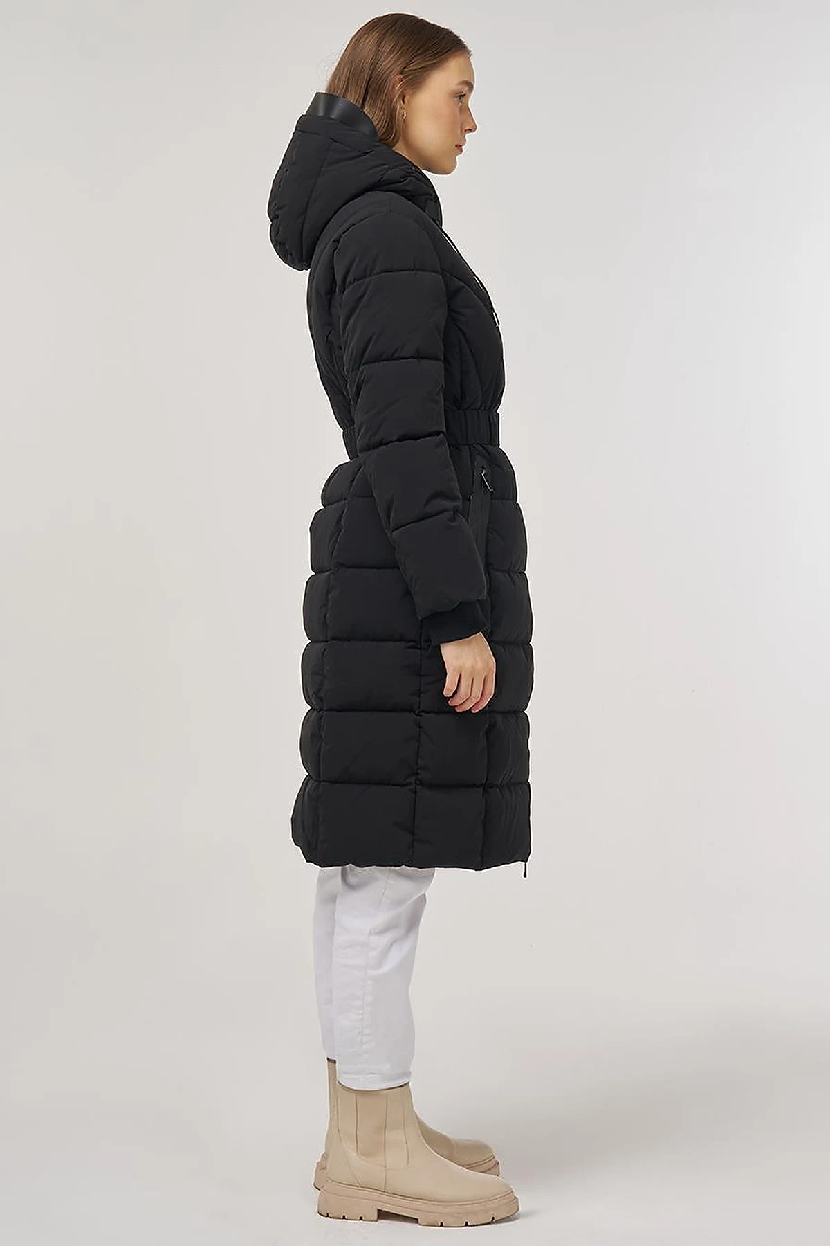 Hood-Detail Anorak Jacket Black