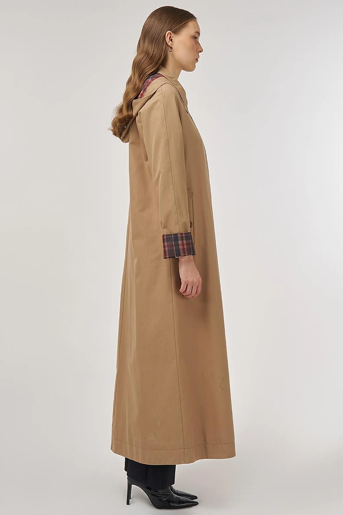Shirt Collar Overcoat Beige