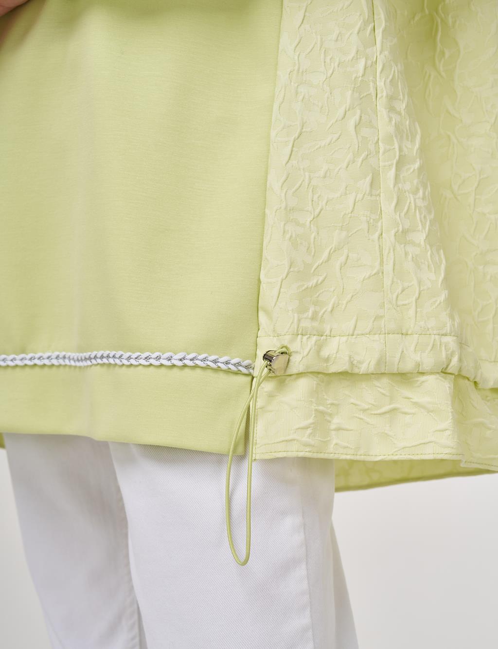 Embossed Detail Sweatshirt Lime