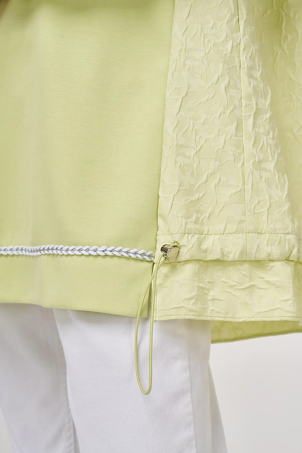 Embossed Detail Sweatshirt Lime
