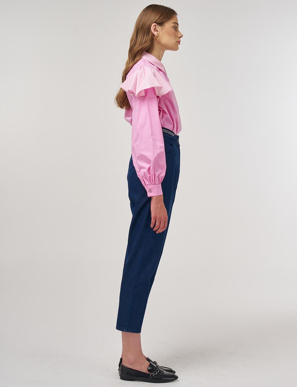 Relax Fit Denim Pants Navy