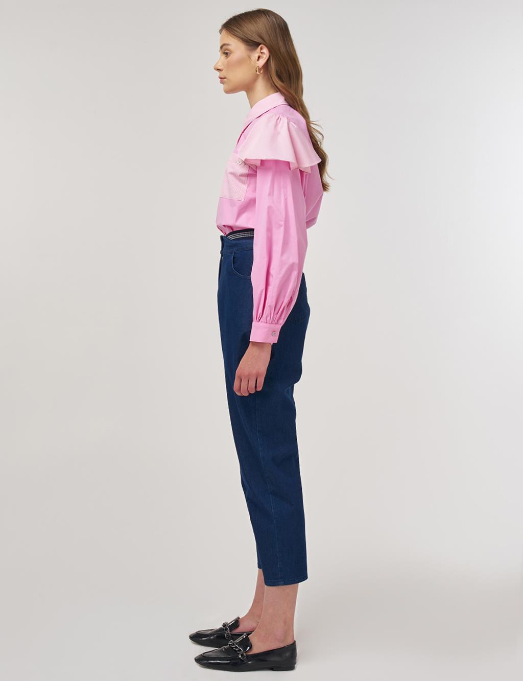 Relax Fit Denim Pants Navy