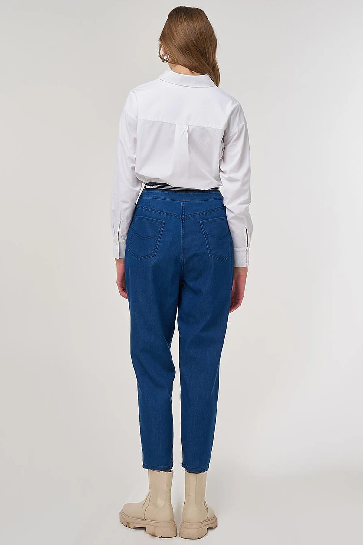 Relax Fit Denim Pantolon İndigo 