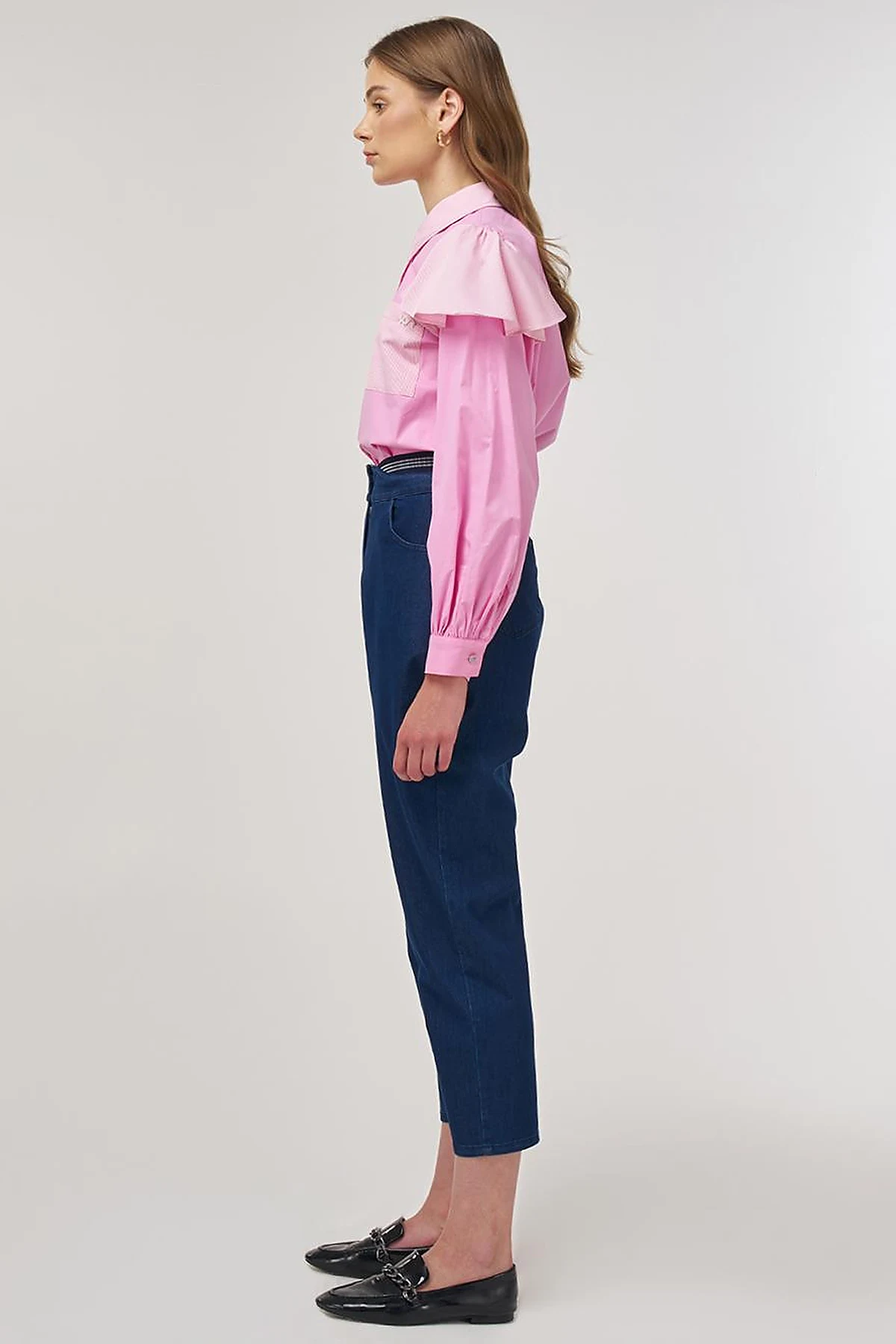 Relax Fit Denim Pants Navy