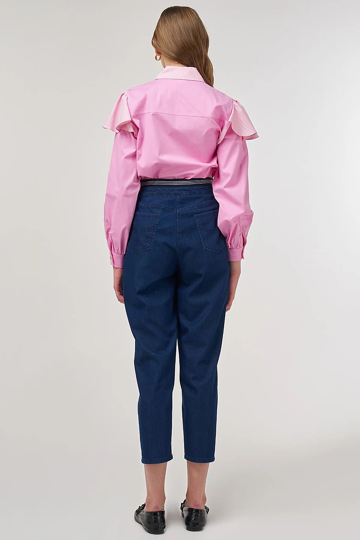 Relax Fit Denim Pants Navy