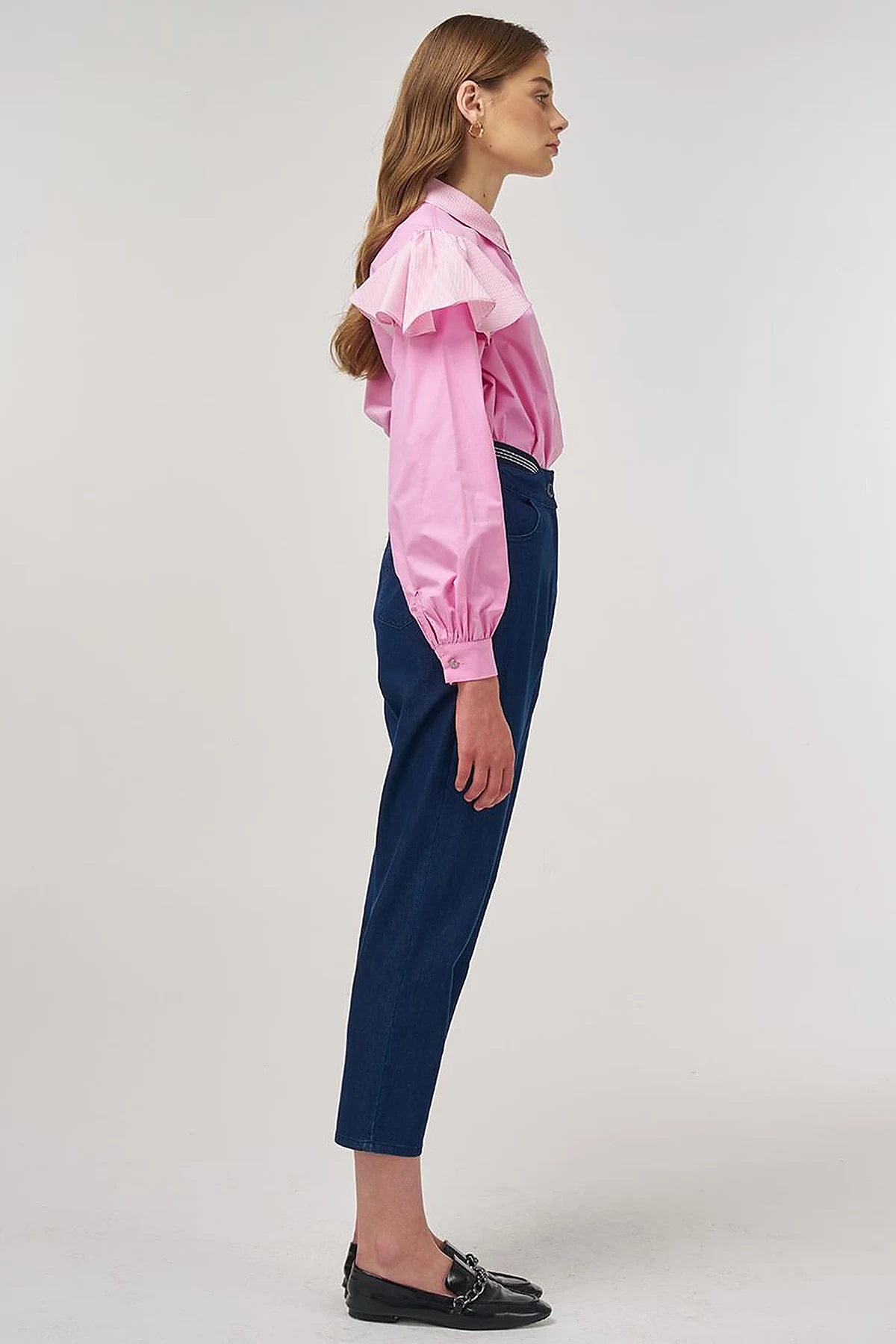 Relax Fit Denim Pants Navy