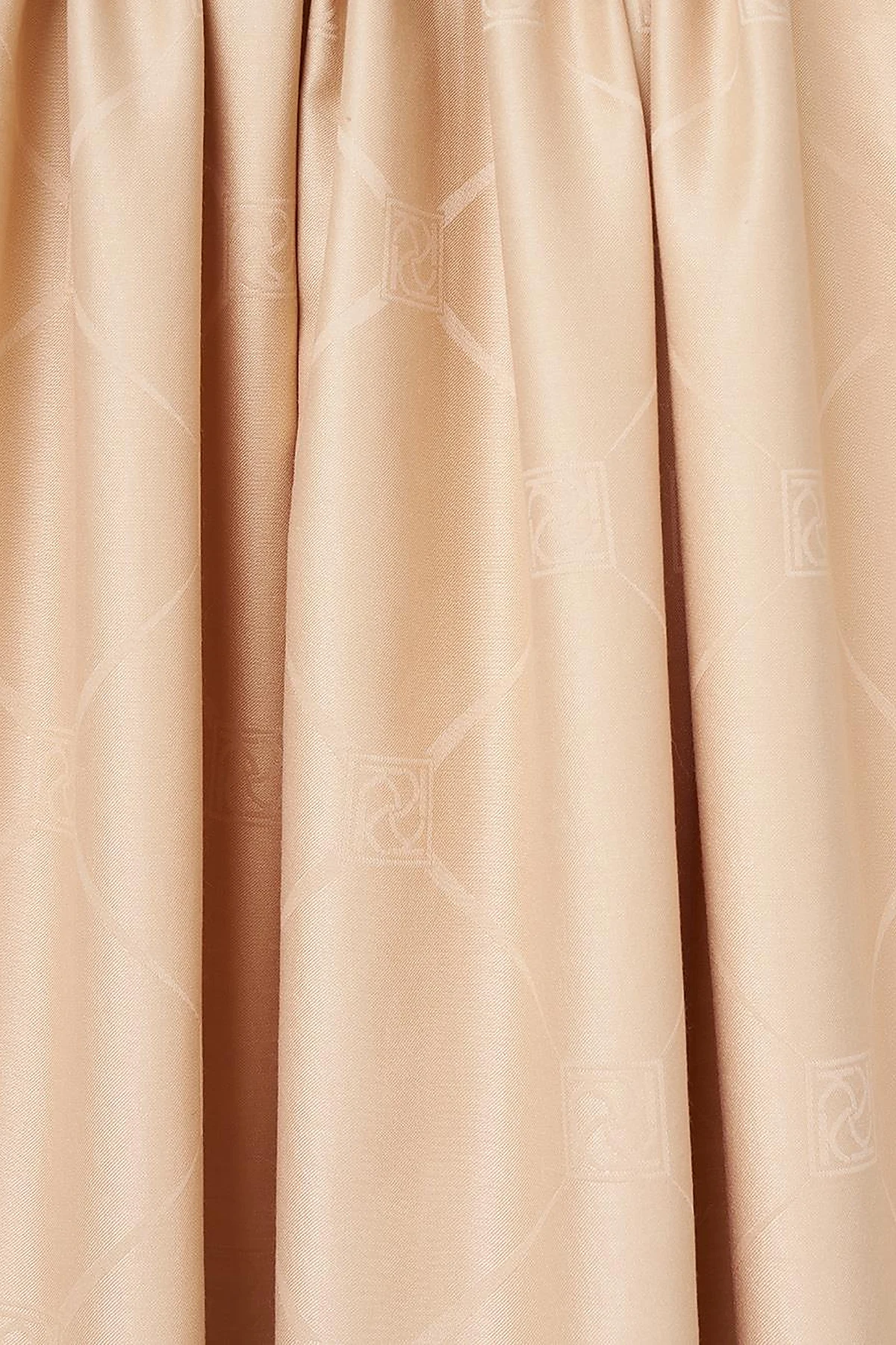 Baklava Pattern Silk Shawl in Beige
