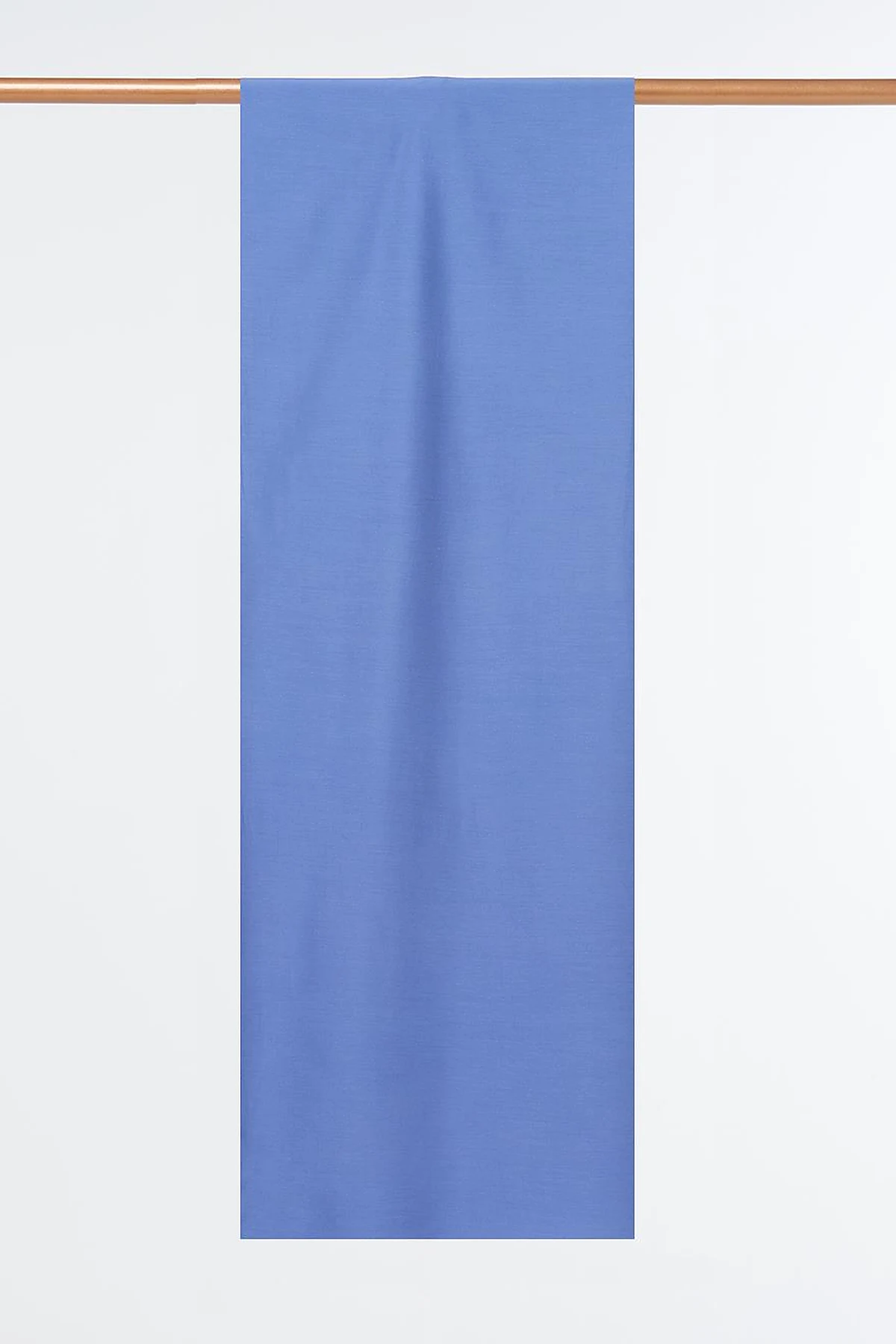 Basic Cotton-Silk-Blend Shawl Blue