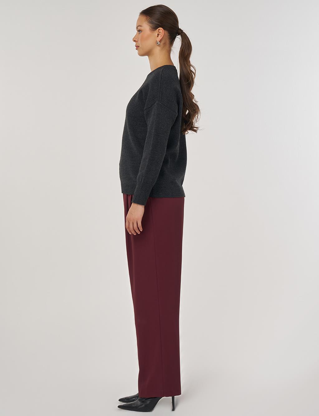 Knitted Sweater in Anthracite